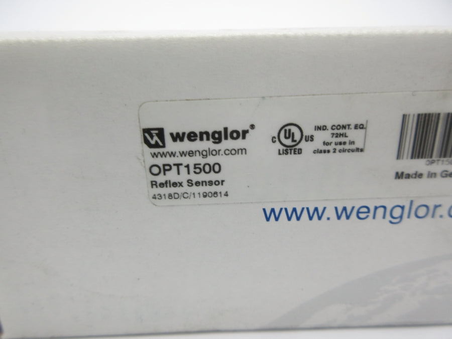 WENGLOR OPT1500 20.6-30VDC NSMP