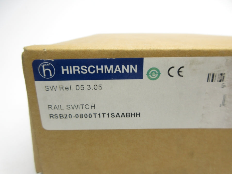HIRSCHMANN RSB20-0800T1T1SAABHH 9.6-32VDC 0.6-0.2A NSMP