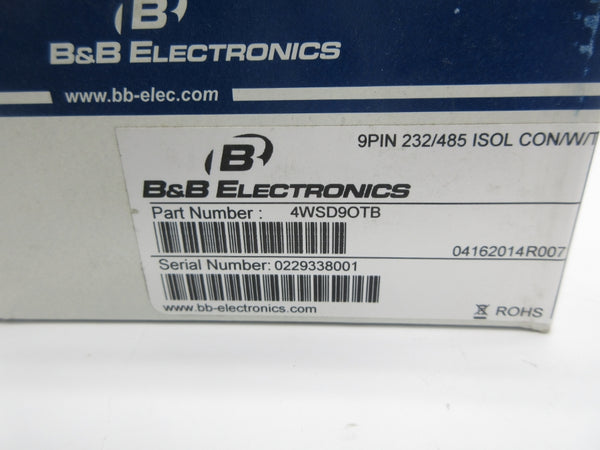 B&B ELECTRONICS 4WSD9OTB 10-48VDC NSMP