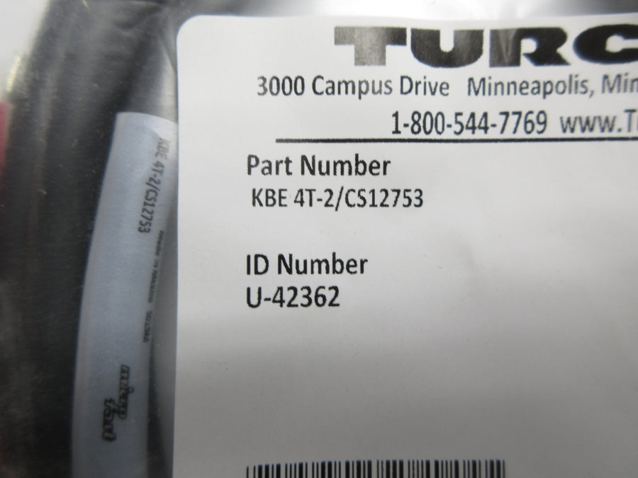 TURCK KBE4T-2/CS12753 U-42362 NSMP