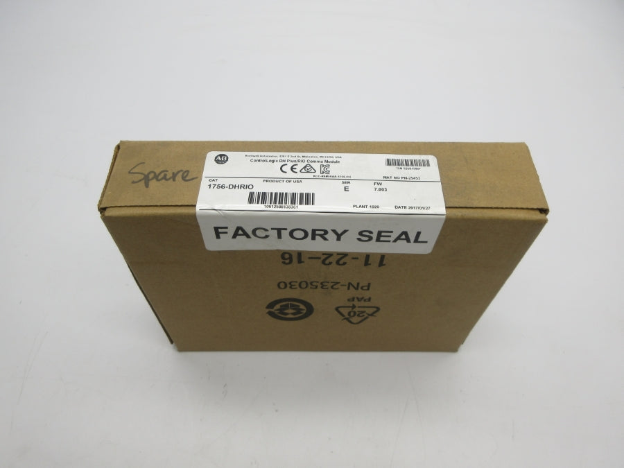 ALLEN BRADLEY 1756-DHRIO SER. E F/W 7.003 DATE: 2017 NSFS