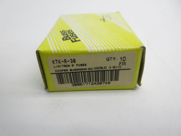 BUSSMANN KTK-R-30 250V 30A (PKG OF 10) NSMP