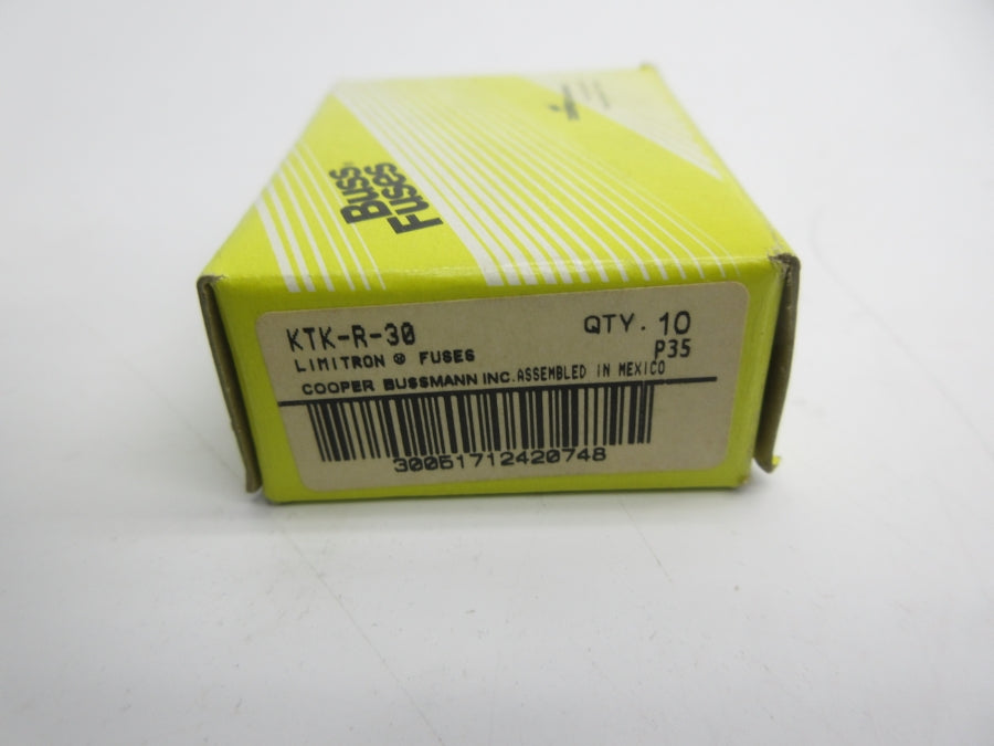 BUSSMANN KTK-R-30 250V 30A (PKG OF 10) NSMP