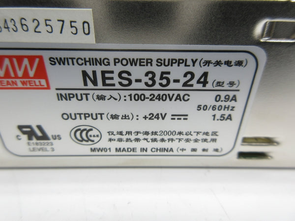 MEAN WELL NES-35-24 100-240VAC 0.9A NSMP