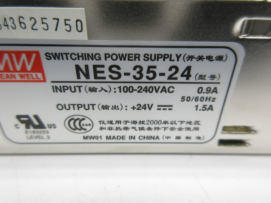 MEAN WELL NES-35-24 100-240VAC 0.9A NSMP