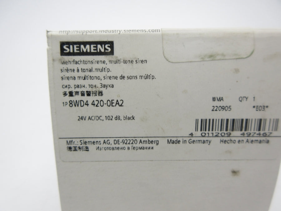 SIEMENS 8WD4420-0EA2 24VAC/DC NSMP