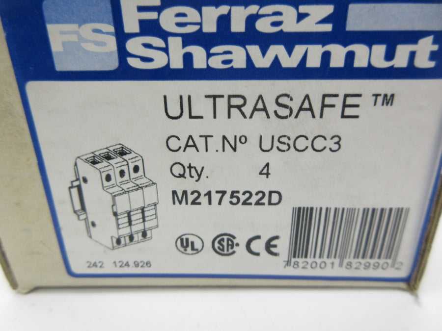 FERRAZ SHAWMUT USCC3 600V 30A (PKG OF 4) NSMP