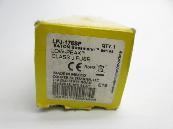 BUSSMANN LPJ-175SP 600VAC 175A (YL/YL) NSMP