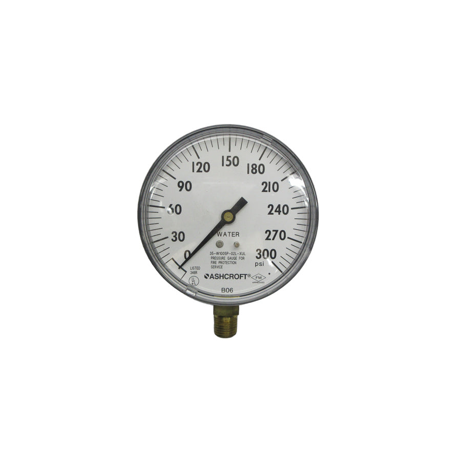 ASHCROFT 35-W1005P-02L-XUL 0-300PSI NSNP