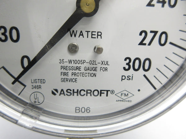 ASHCROFT 35-W1005P-02L-XUL 0-300PSI NSNP