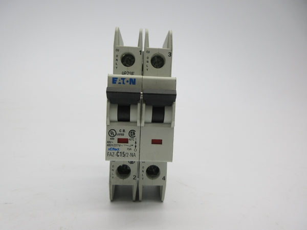EATON FAZ-C15/2-NA 102169 277VAC 15A NSMP