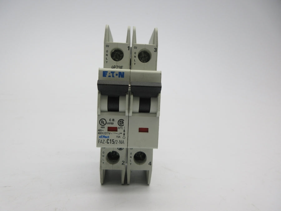 EATON FAZ-C15/2-NA 102169 277VAC 15A NSMP
