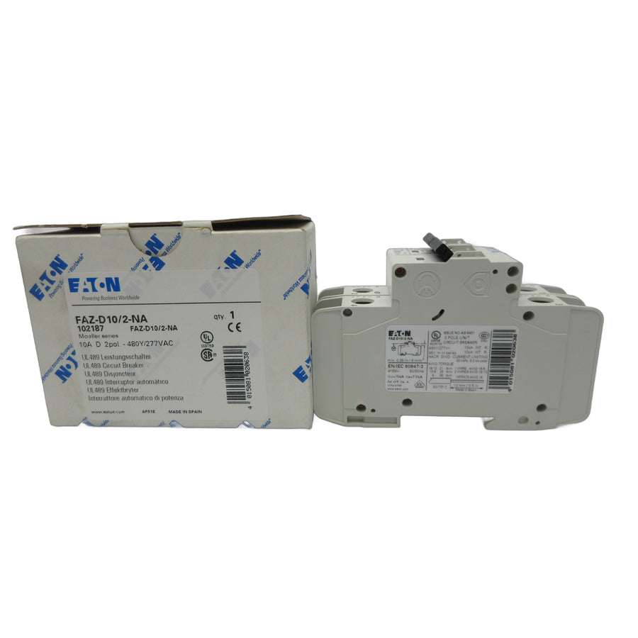 EATON FAZ-D10/2-NA 102187 277V 10A NSMP
