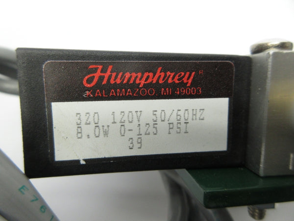 HUMPHREY 320 120V 0-125PSI (AS PICTURED) UNMP
