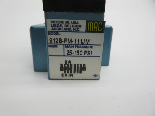 MAC 912B-PM-111JM 110/120V 25-150PSI NSNP
