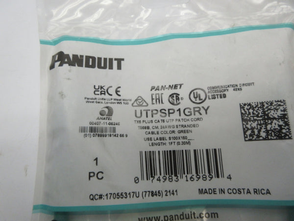 PANDUIT UTPSP1GRY NSMP