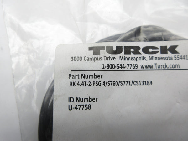 TURCK RK4.4T-2-PSG4/S760/S771/CS13184 U-47758 NSMP