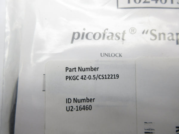 TURCK PKGC4Z-0.5/CS12219 U2-16460 NSMP