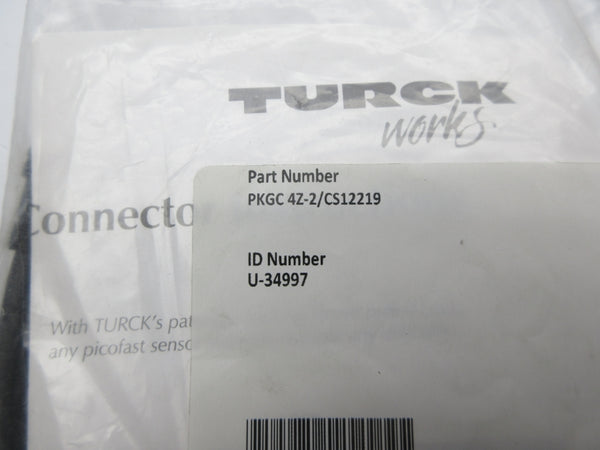 TURCK PKGC4Z-2/CS12219 U-34997 NSMP