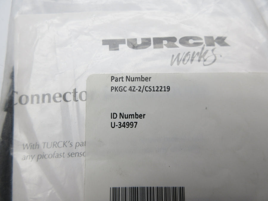 TURCK PKGC4Z-2/CS12219 U-34997 NSMP