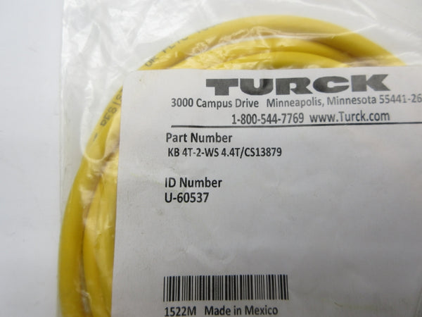 TURCK KB4T-2-WS4.4T/CS13879 U-60537 NSMP