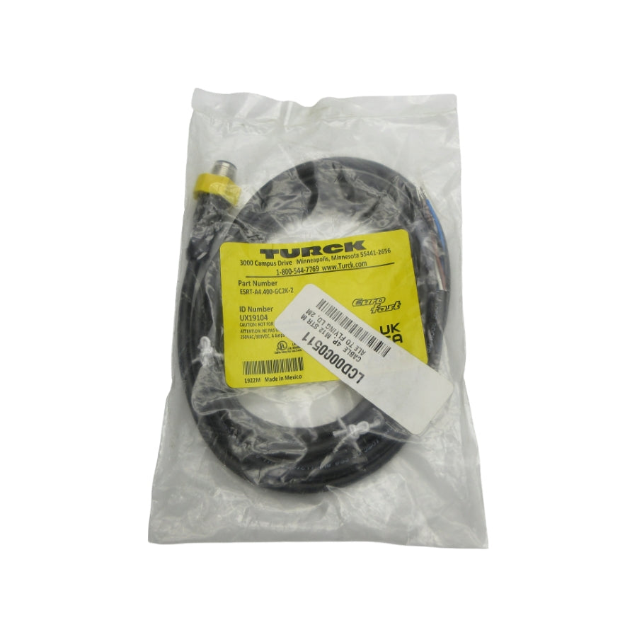 TURCK ESRT-A4.400-GC2K-2 UX19104 250VAC 4A NSMP