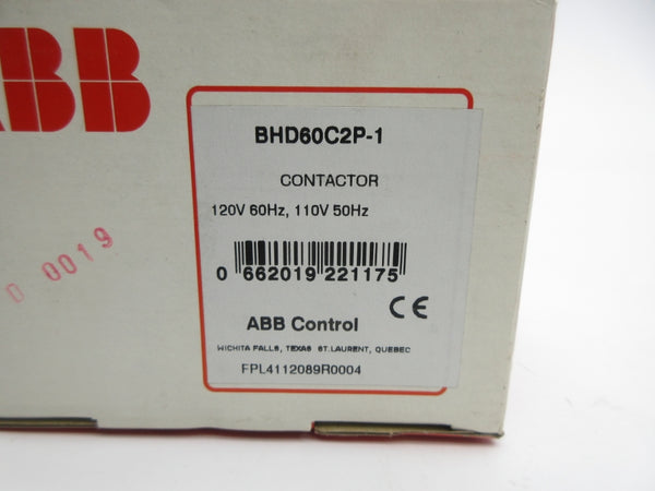 ABB BHD60C2P-1 110/120V NSMP