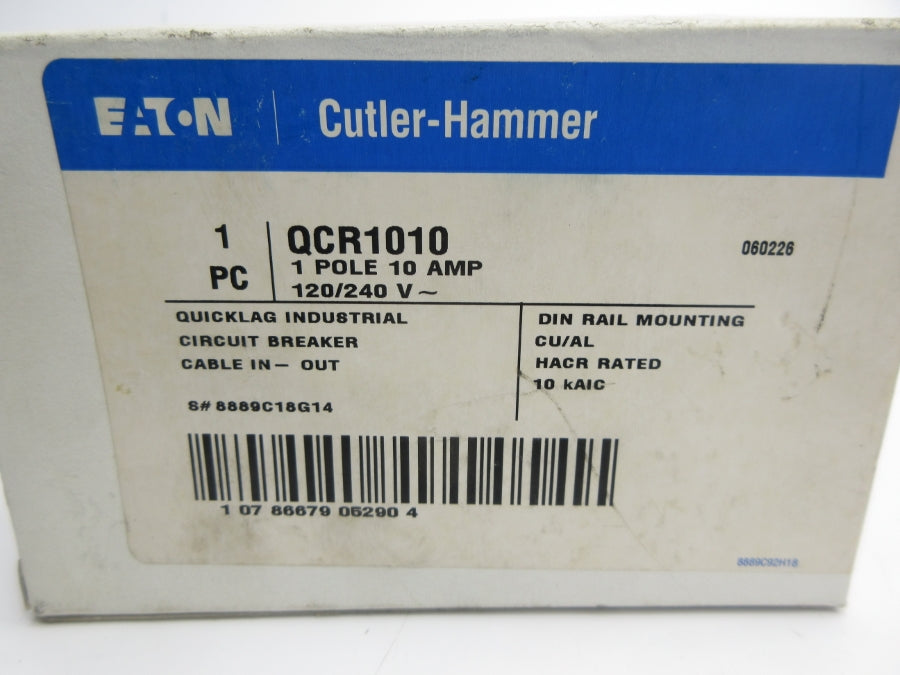 CUTLER HAMMER QCR1010 120/240V 10A NSMP