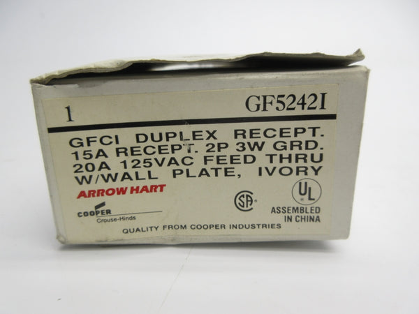 ARROW HART GF5242I 125VAC 20A (AS PICTURED) NSMP