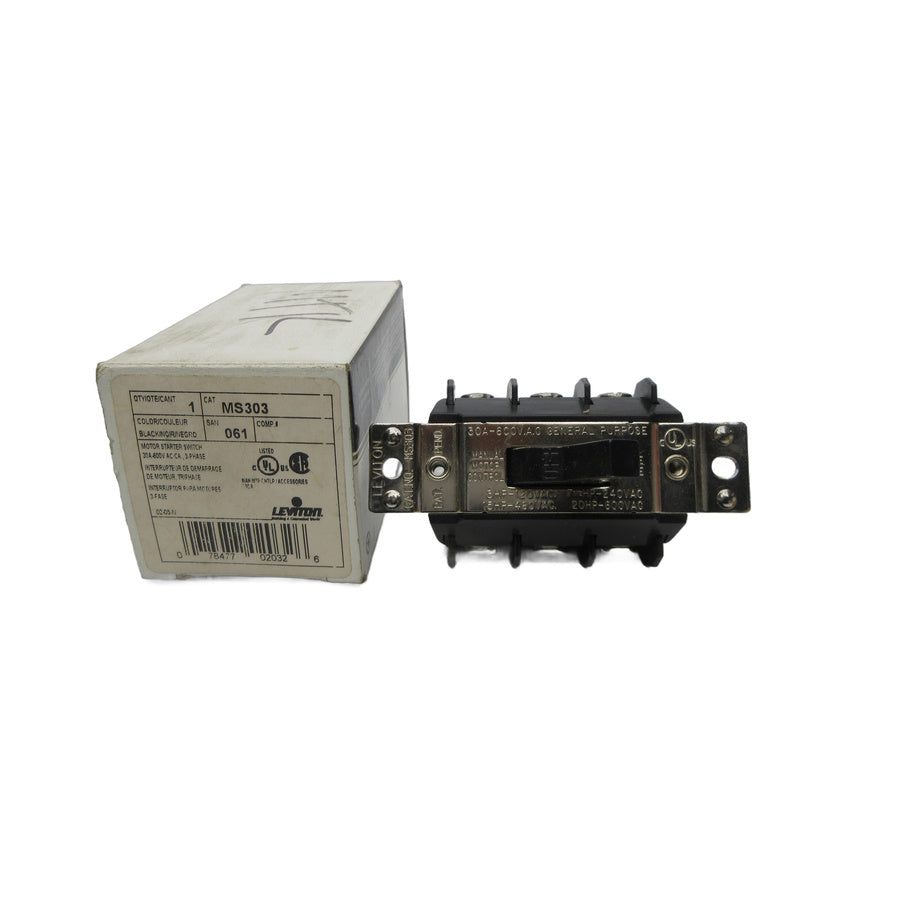 LEVITON MS303 600VAC 30A NSMP