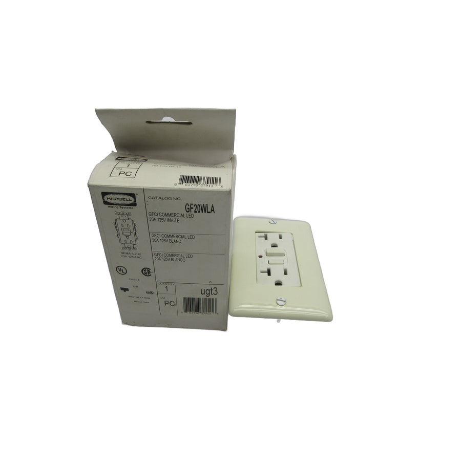 HUBBELL GF20WLA 125V 20A NSMP