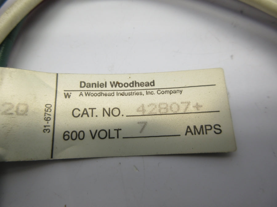 DANIEL WOODHEAD 42807+ 600V 7A NSNP