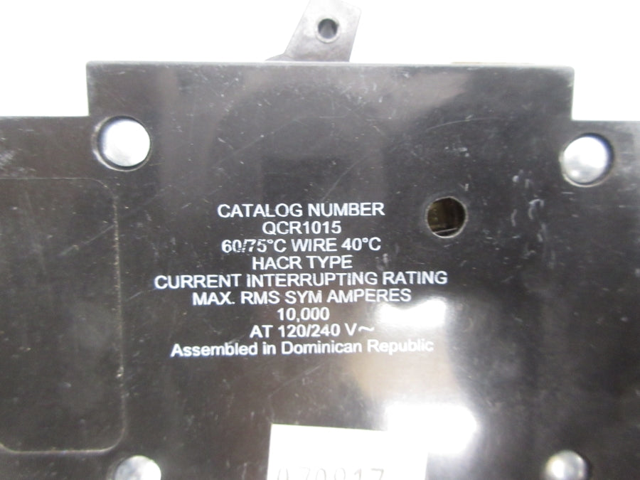 EATON QCR1015 120/240V 15A NSNP