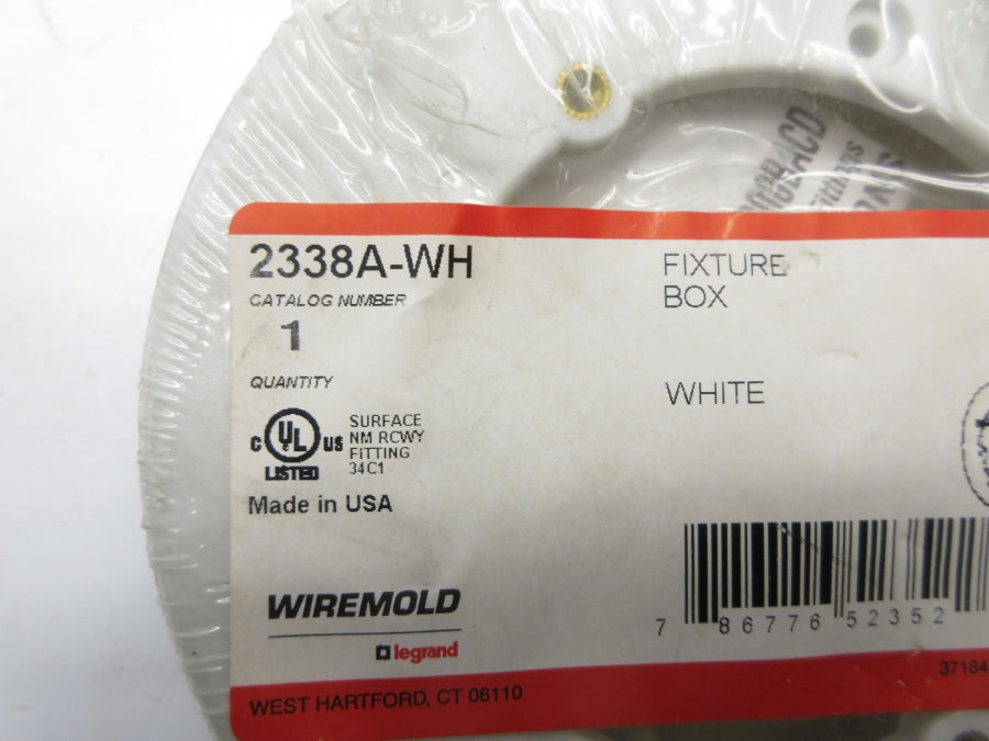 WIREMOLD 2338A-WH NSMP