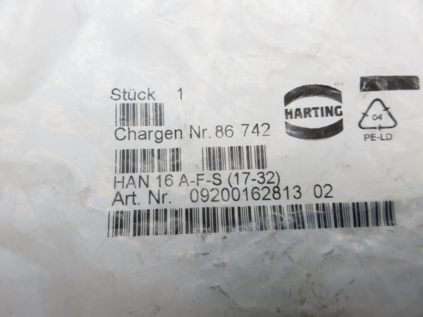 HARTING 09200162813 HAN16A-F-S NSMP