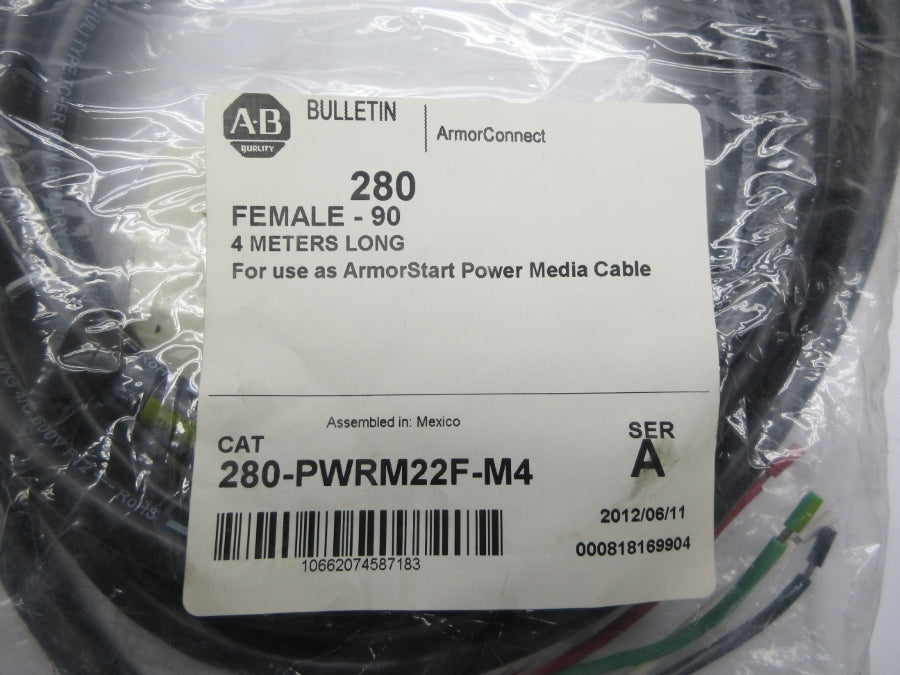 ALLEN BRADLEY 280-PWRM22F-M4 SER. A NSMP