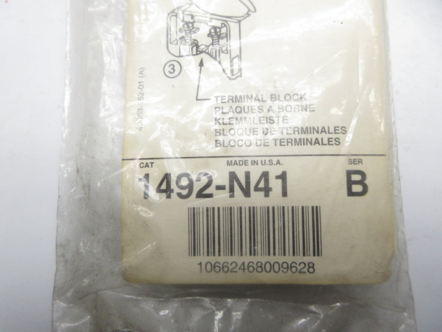 ALLEN BRADLEY 1492-N41 SER. B (PKG OF 50) NSMP