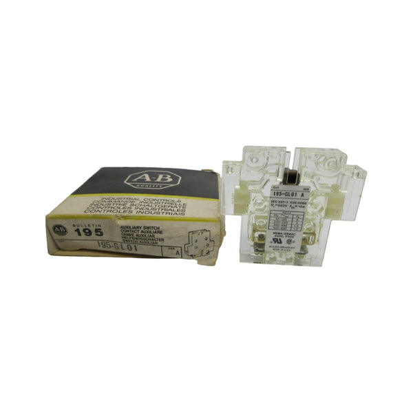 ALLEN BRADLEY 195-GL01 SER. A (BK/YL) NSMP