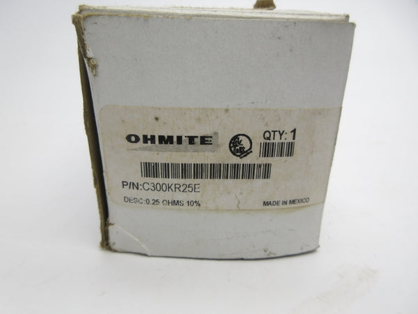 OHMITE C300KR25E NSMP