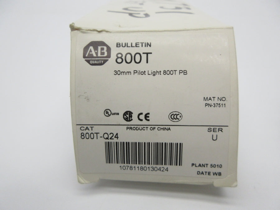 ALLEN BRADLEY 800T-Q24 SER. U (WH) NSMP
