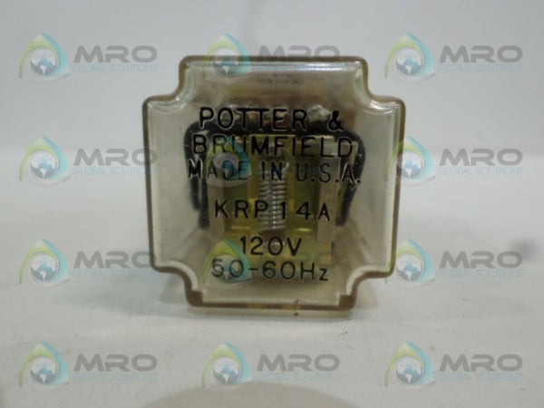 POTTER & BRUMFIELD KRP14A RELAY 120V UNMP