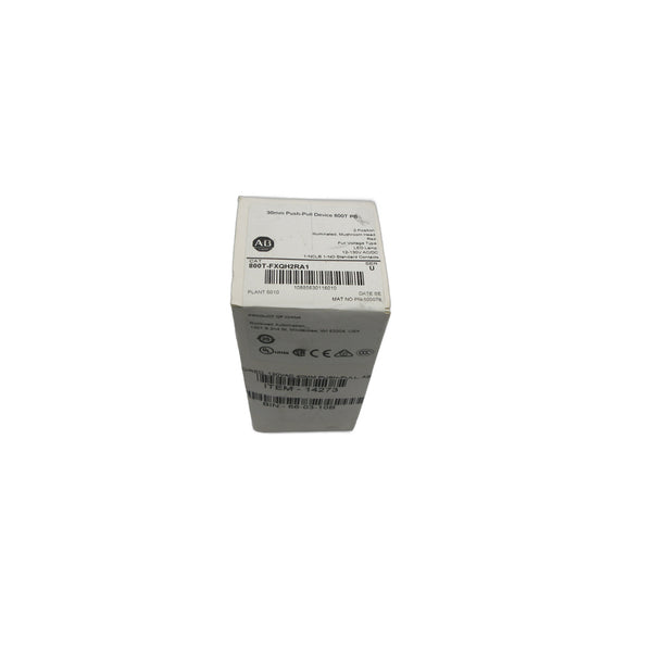 ALLEN BRADLEY 800T-FXQH2RA1 SER. U 12-130VAC/DC (WH) NSFS