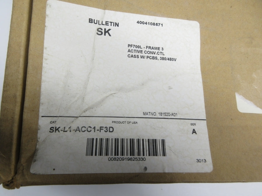 INDUSTRIAL SPARE PART SK-L1-ACC1-F3D SER. A (BR/WH) NSFS