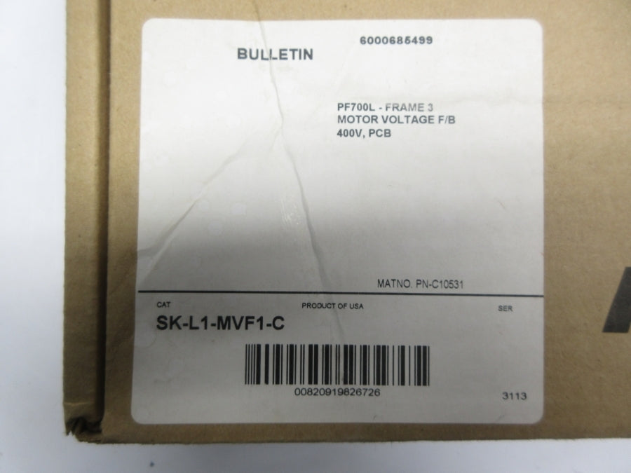 INDUSTRIAL SPARE PART SK-L1-MVF1-C 400V (BR/WH) NSFS