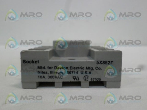 DAYTON 5X852F RELAY BASE NSNP