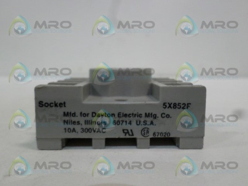 DAYTON 5X852F RELAY BASE NSNP