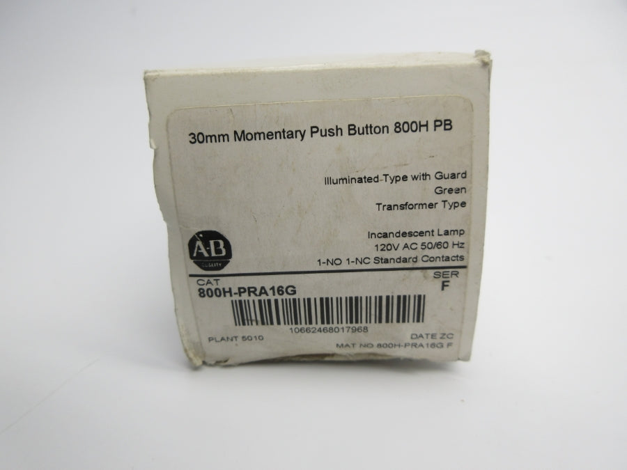 INDUSTRIAL SPARE PART 800H-PRA16G SER. F 120VAC (WH) NSMP