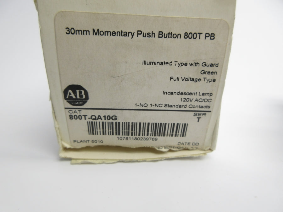 INDUSTRIAL SPARE PART 800T-QA10G SER. T 120VAC/DC (W/ GUARD) (WH) NSMP