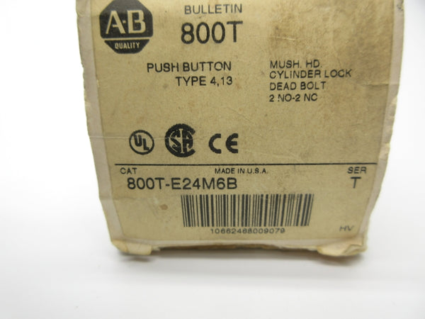 ALLEN BRADLEY 800T-E24M6B SER. T (WH) NSMP