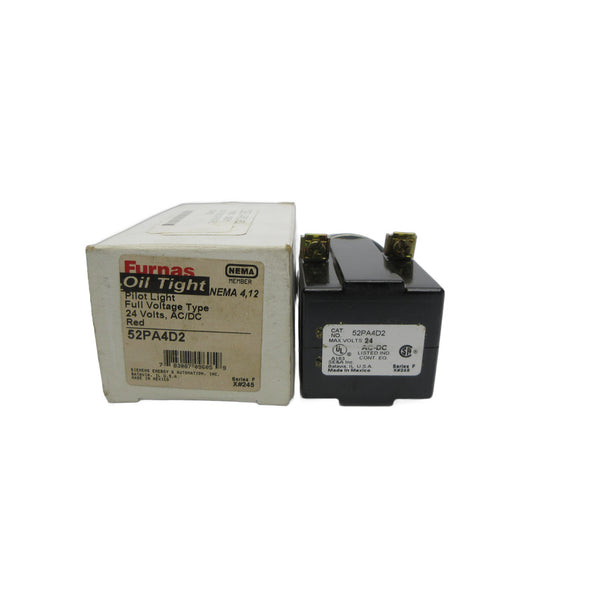 FURNAS 52PA4D2 SER. F 24VAC/DC NSMP